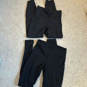 Black Lulu lemon leggings